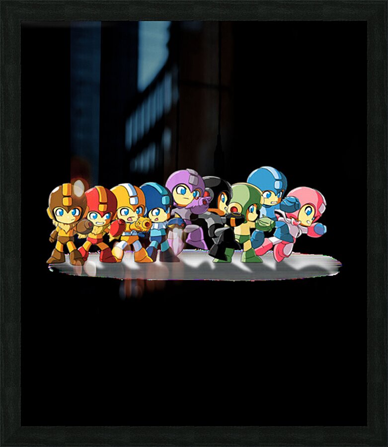Mega Man 29 Picture Frame print