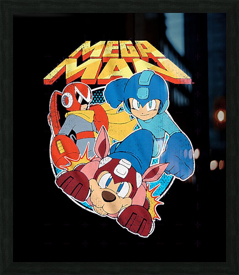 Mega Man 31 Picture Frame print