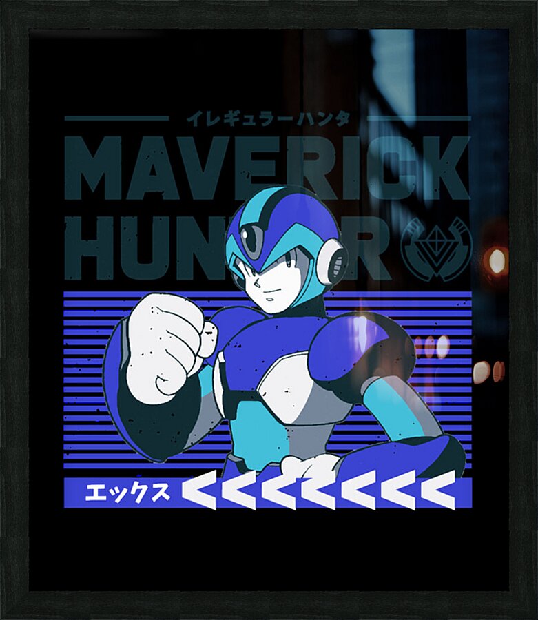Mega Man 33 Picture Frame print