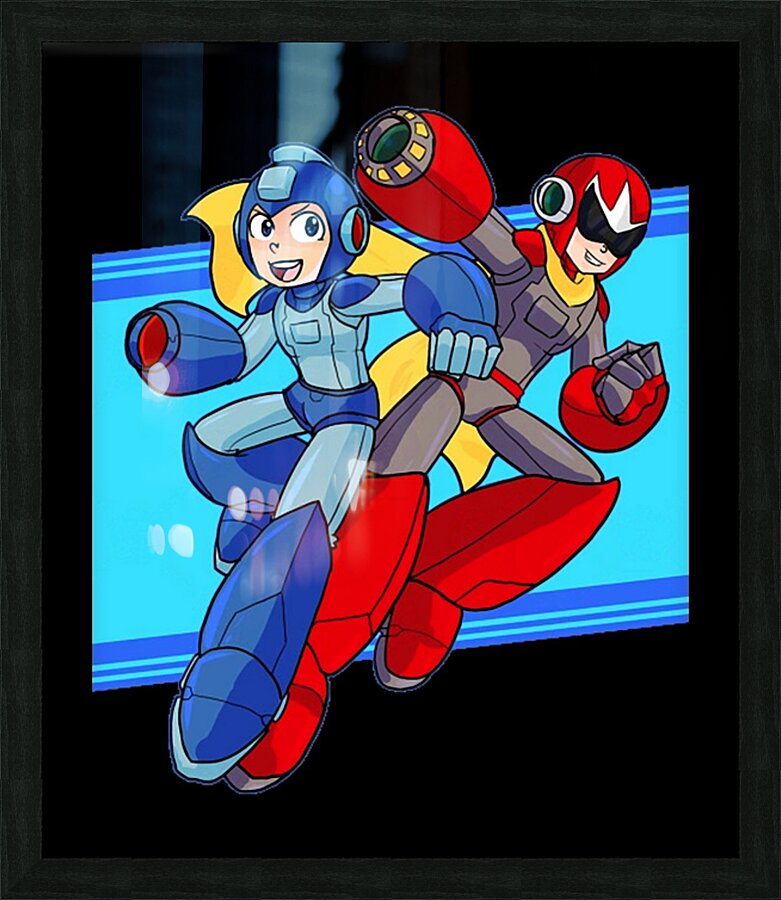 Mega Man 41 Picture Frame print