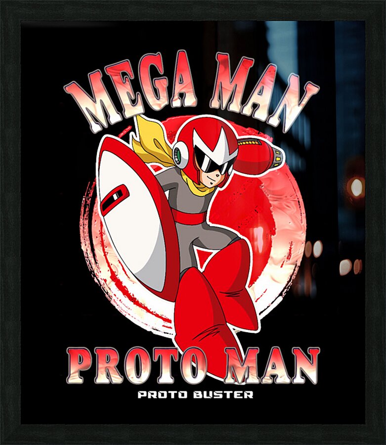 Mega Man 42 Picture Frame print