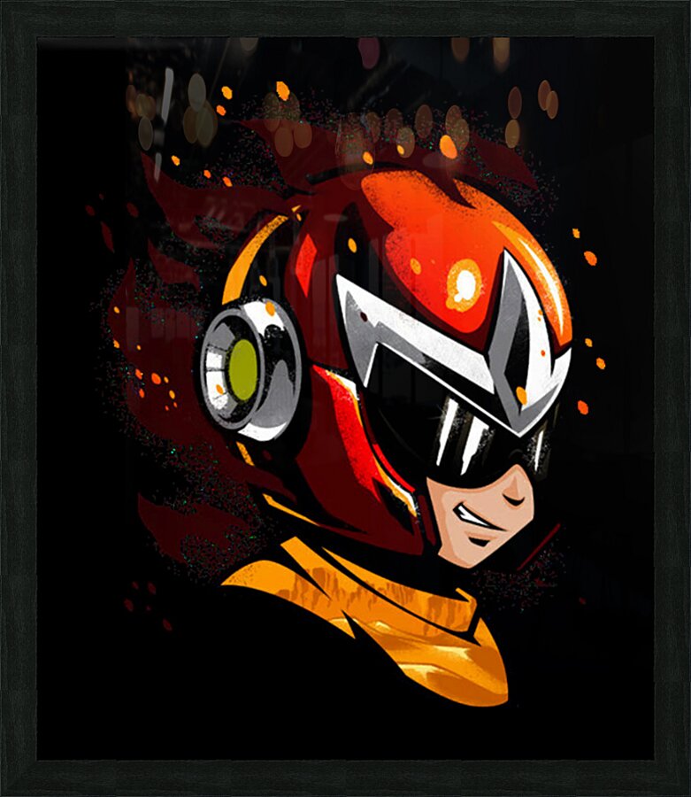 Mega Man 43 Picture Frame print