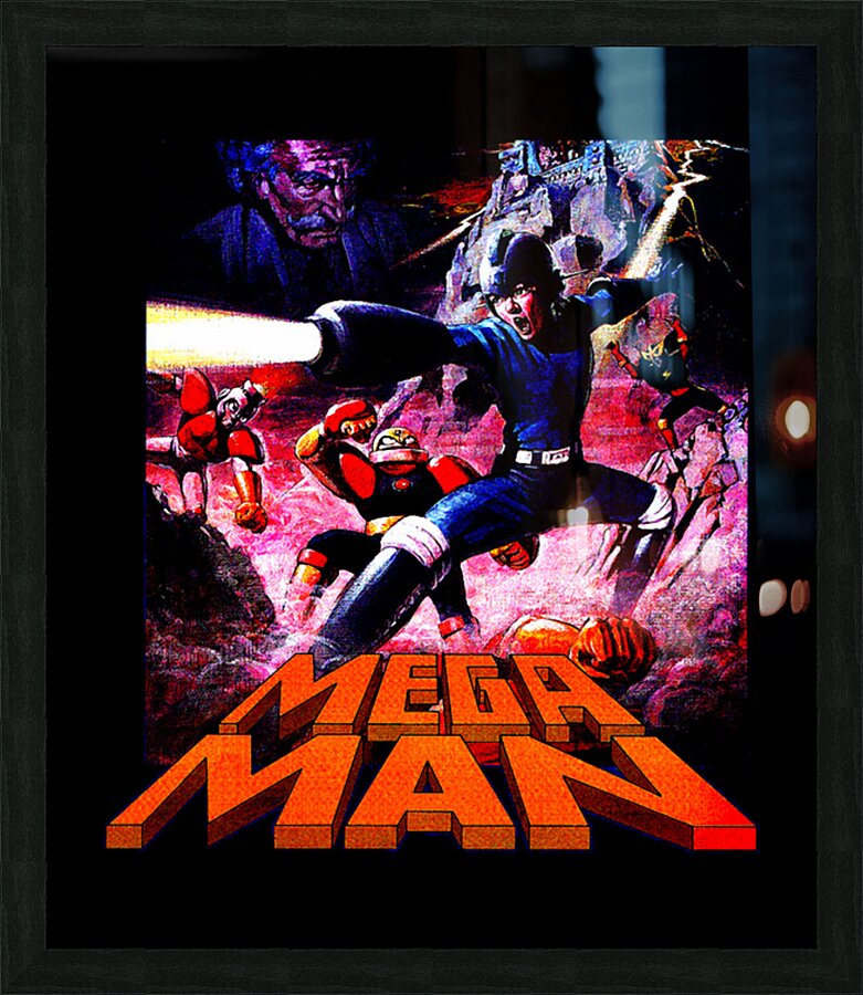 Mega Man 44 Picture Frame print