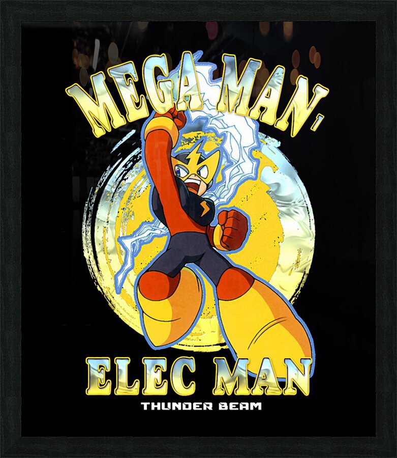 Mega Man 45 Picture Frame print