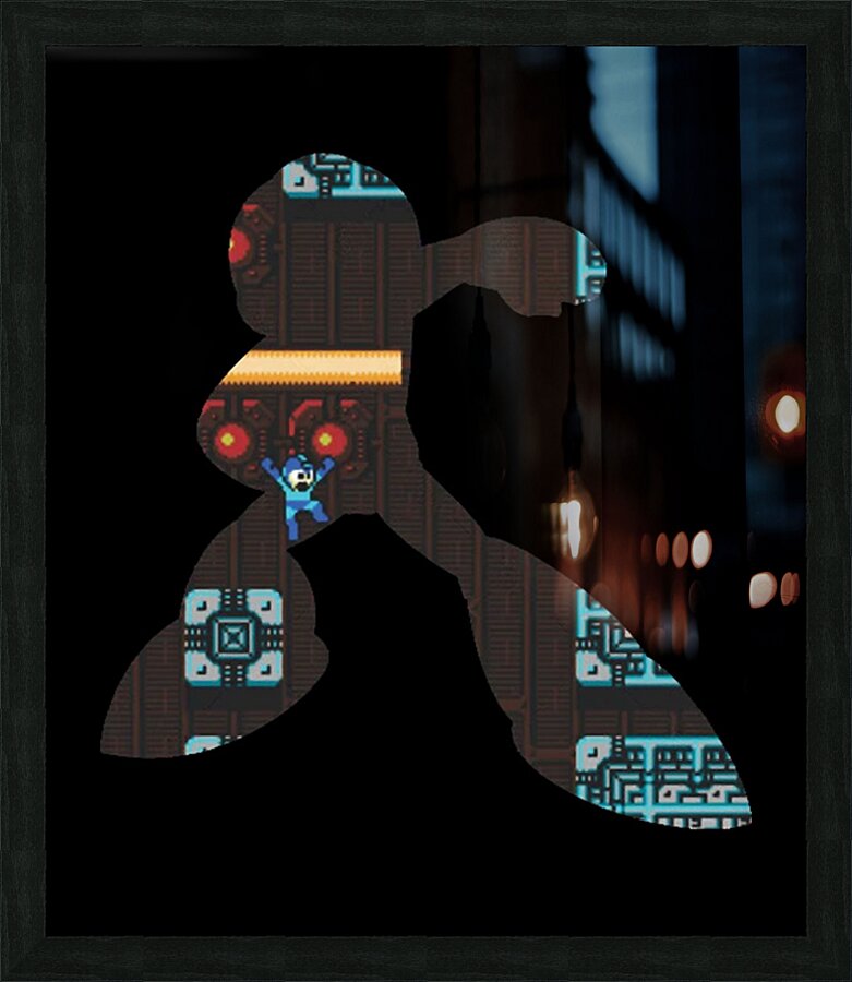 Mega Man 48 Picture Frame print