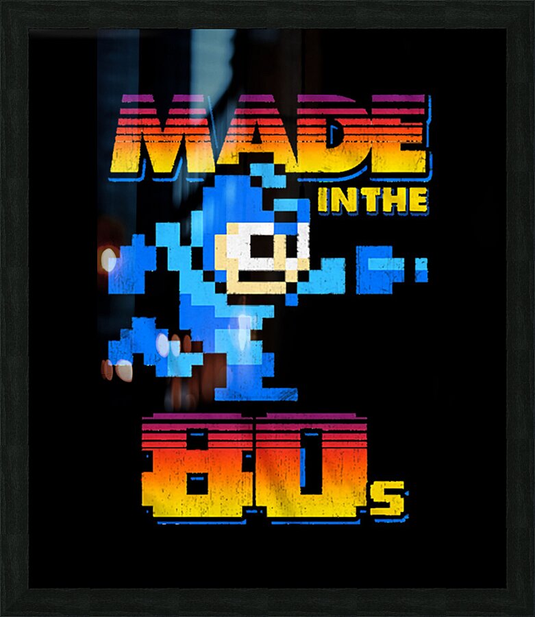 Mega Man 50 Picture Frame print