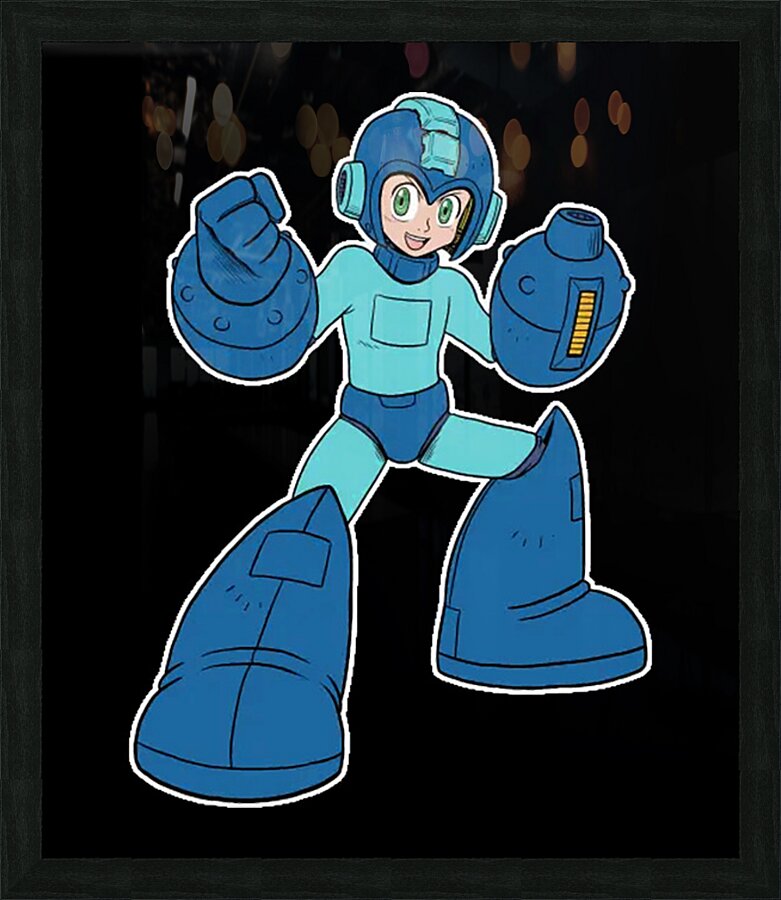 Mega Man 54 Picture Frame print