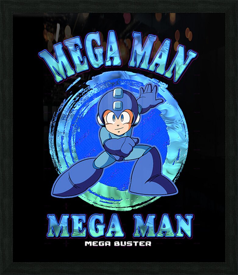 Mega Man 55 Picture Frame print