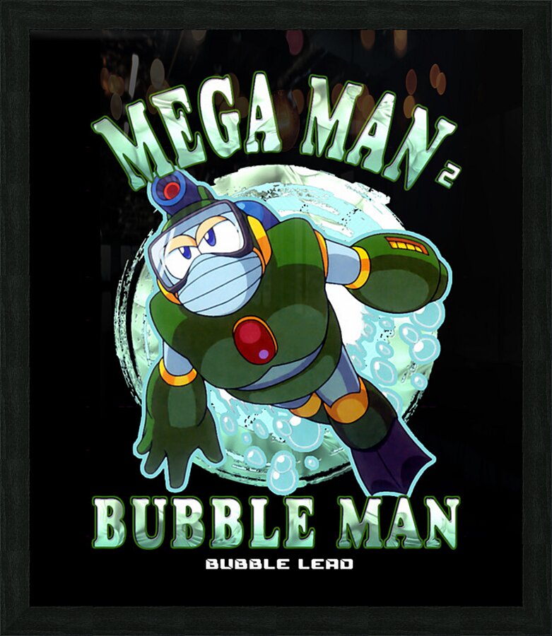 Mega Man 56 Picture Frame print