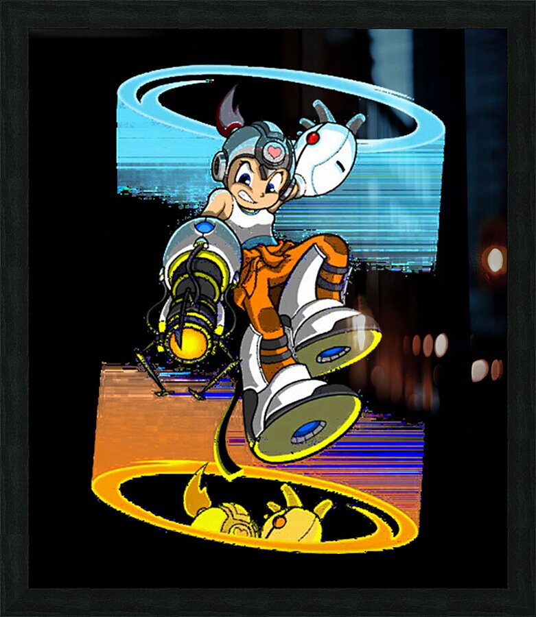 Mega Man 58 Picture Frame print
