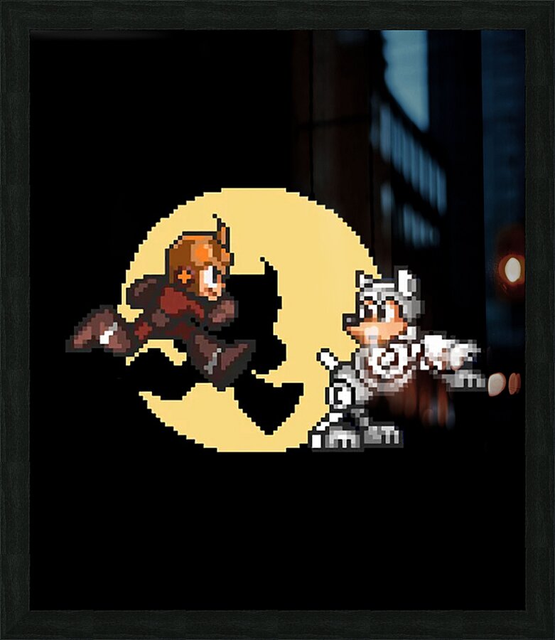 Mega Man 11 Picture Frame print