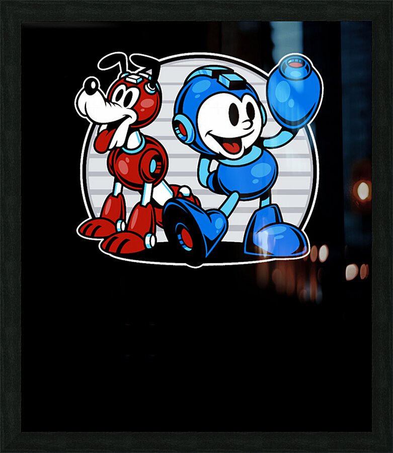 Mega Man 12 Picture Frame print