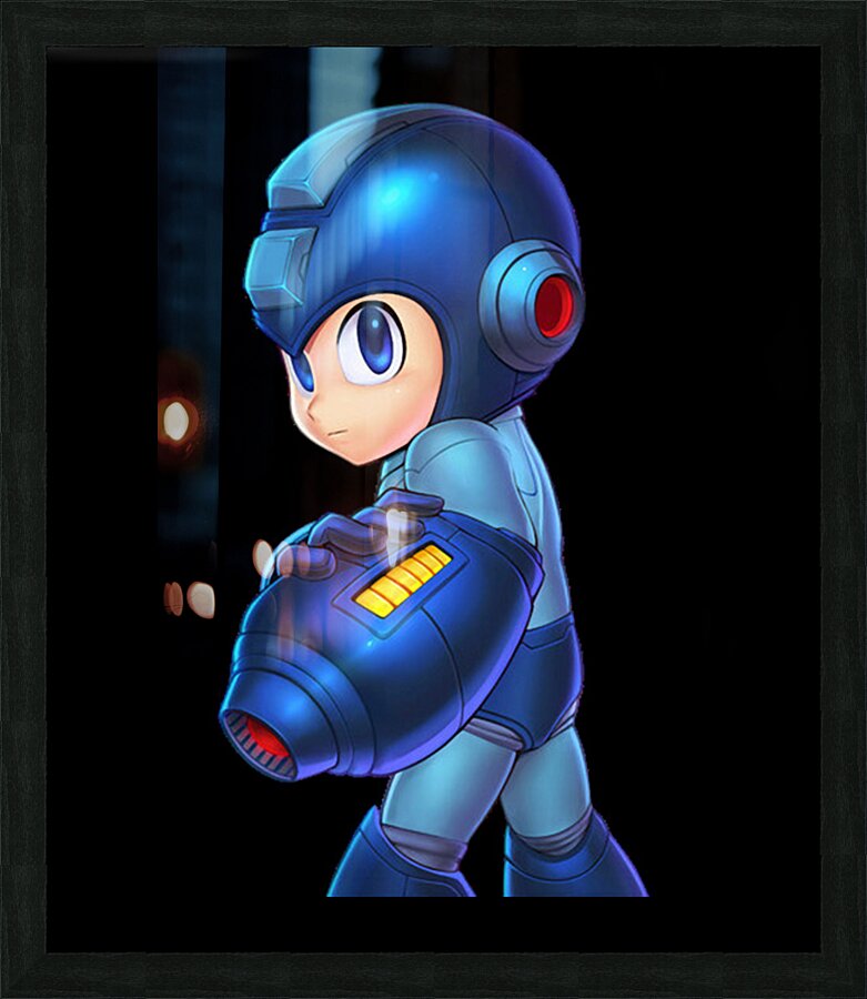 Mega Man 1 Picture Frame print