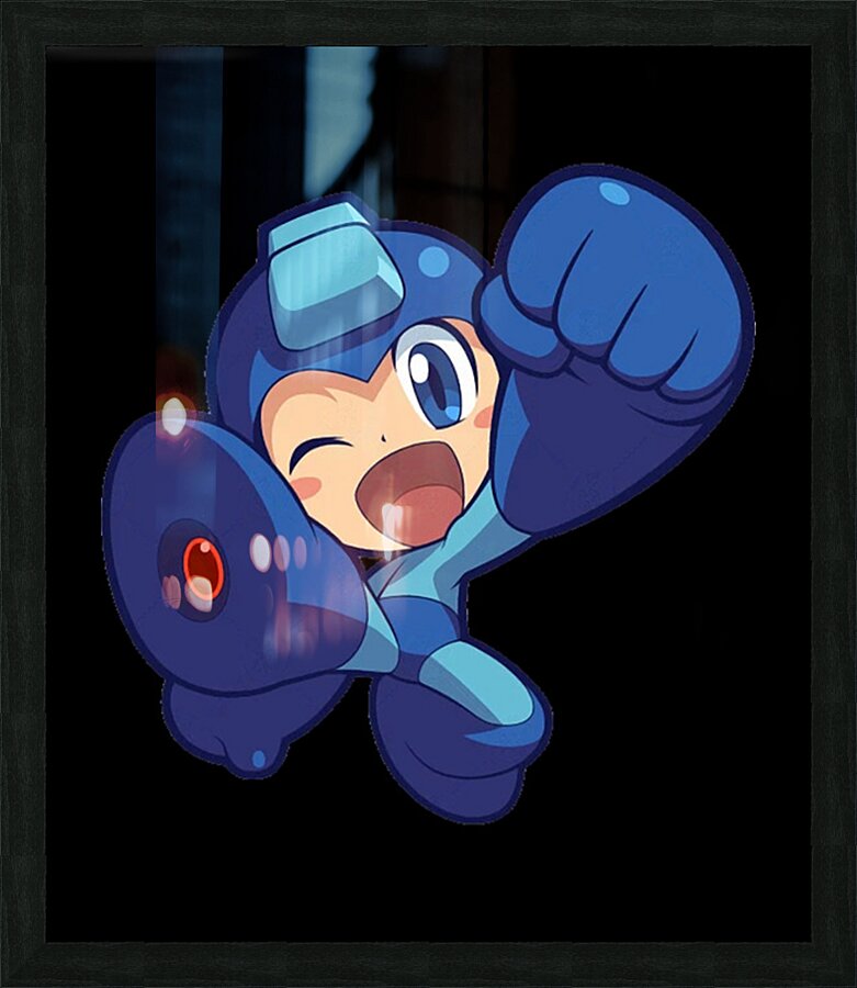 Mega Man 7 Picture Frame print