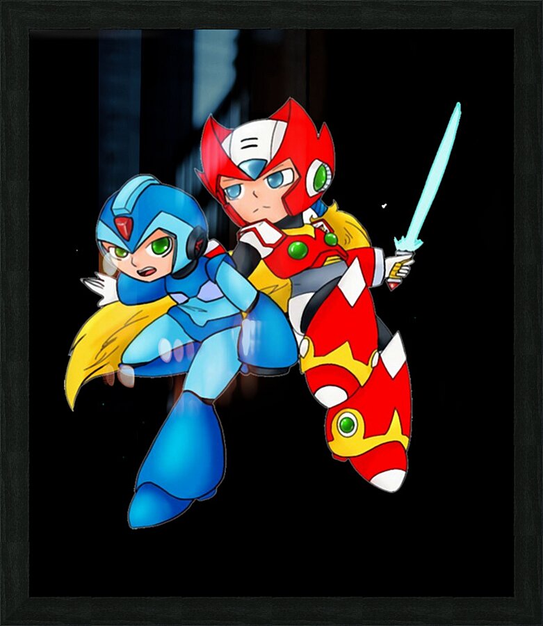 Mega Man 8 Picture Frame print