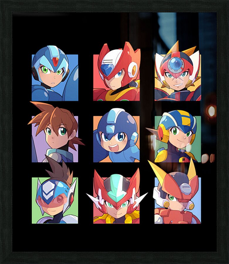 Mega Man 10 Picture Frame print