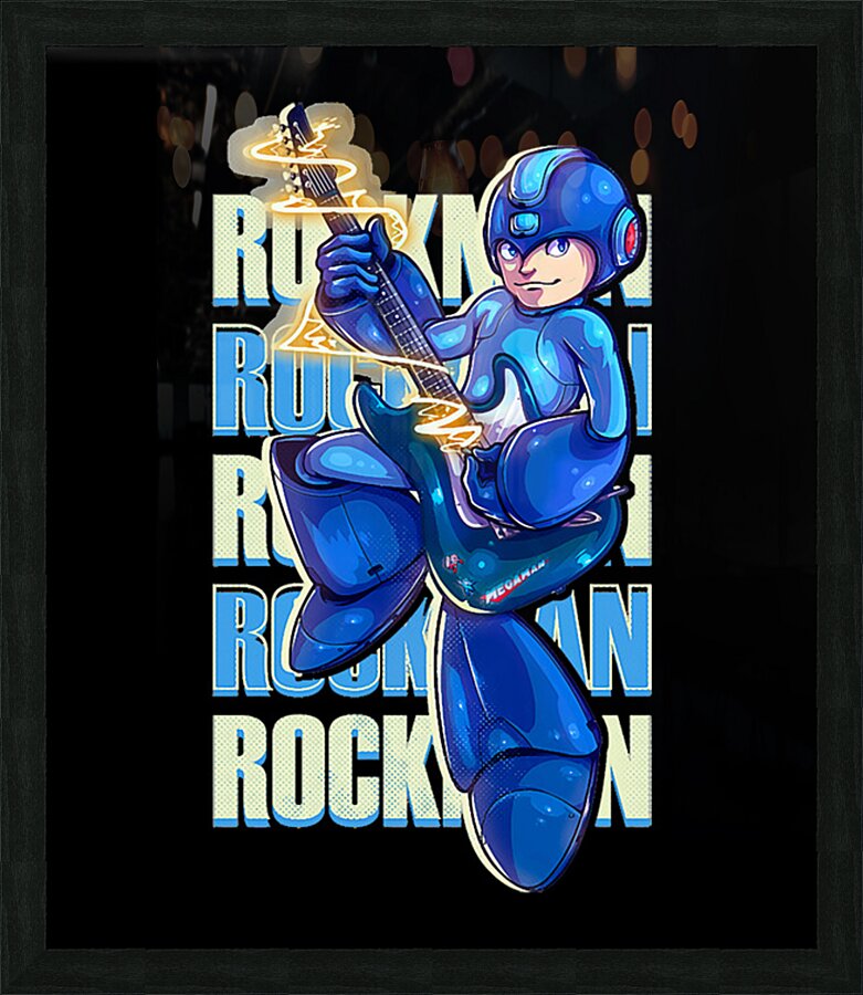 Mega Man 11 Picture Frame print