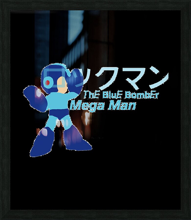 Mega Man 12 Picture Frame print
