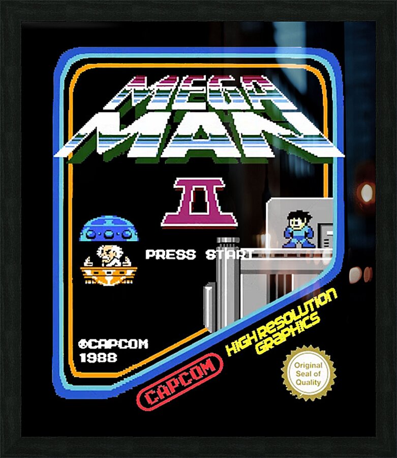 Mega Man 16 Picture Frame print