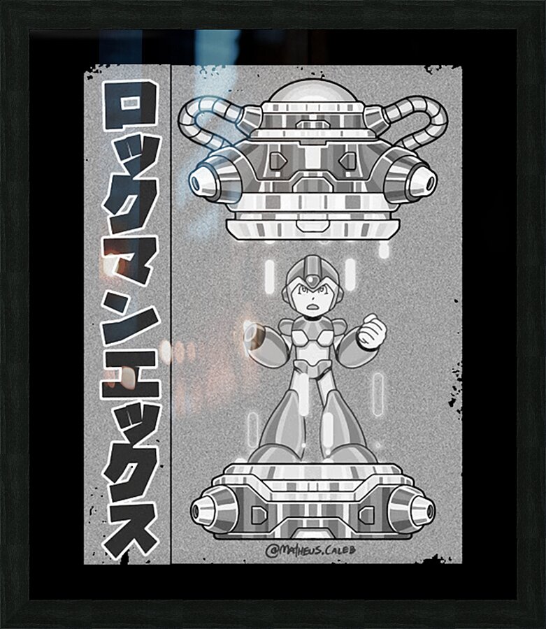 Mega Man 18 Picture Frame print