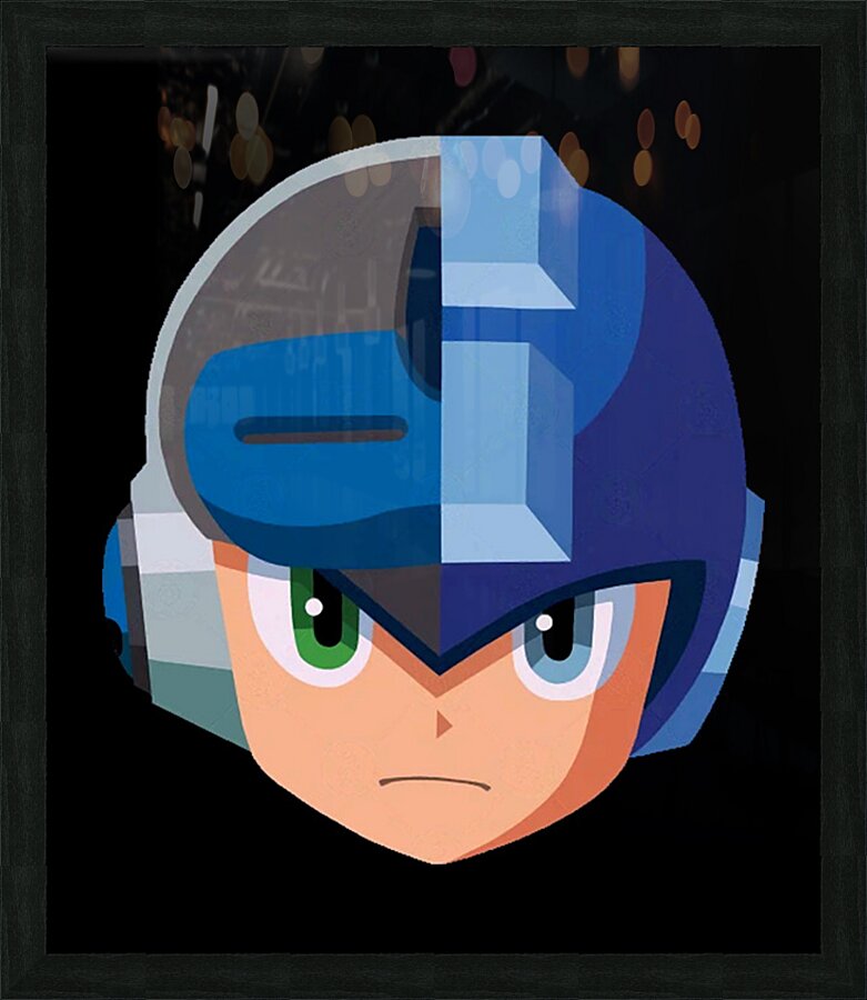 Mega Man 23 Picture Frame print