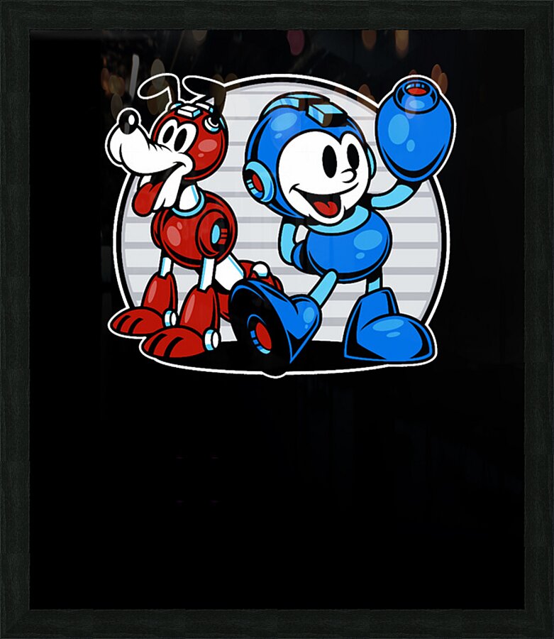 Mega Man 24 Picture Frame print