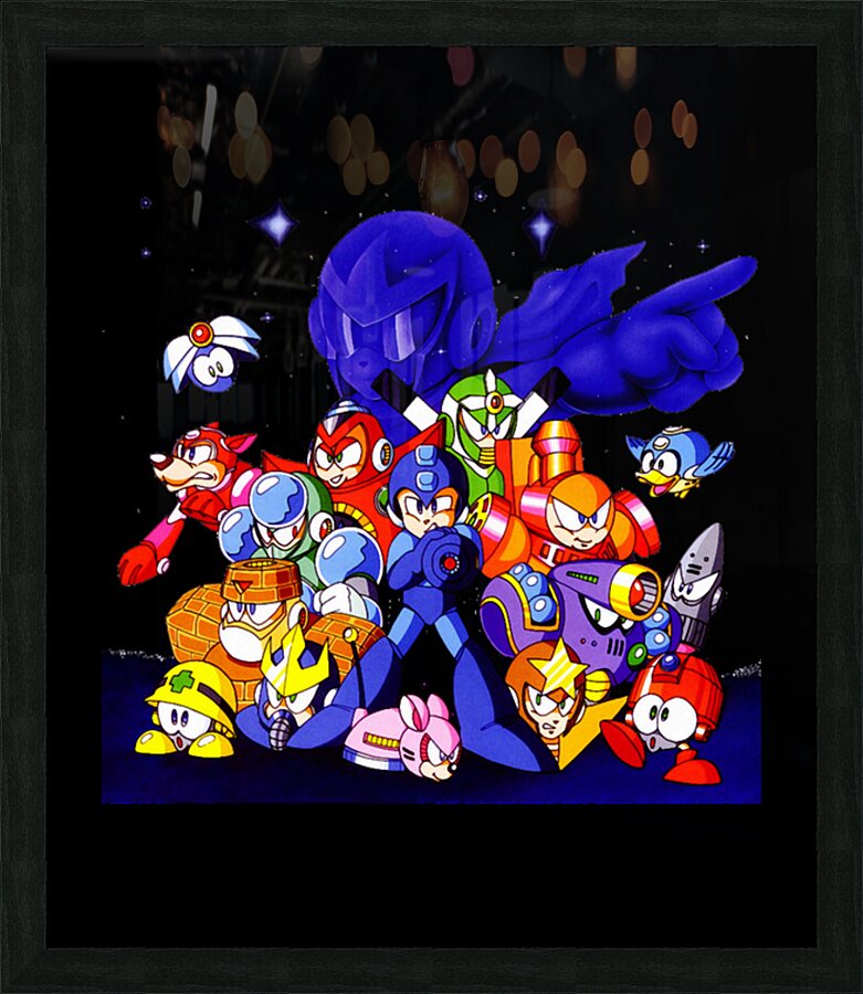 Mega Man 26 Picture Frame print
