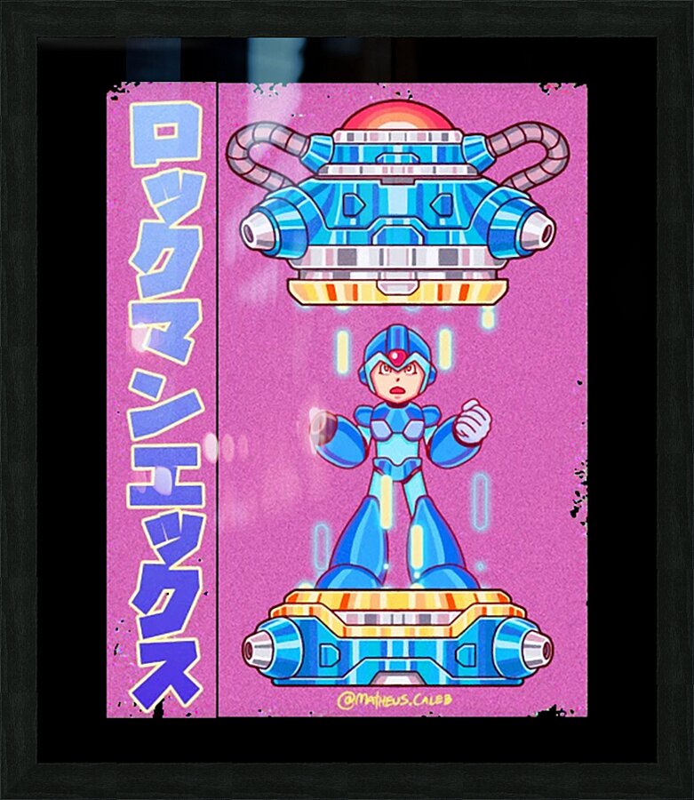 Mega Man 27 Picture Frame print
