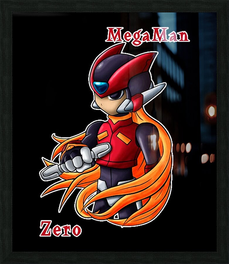 Mega Man 31 Picture Frame print