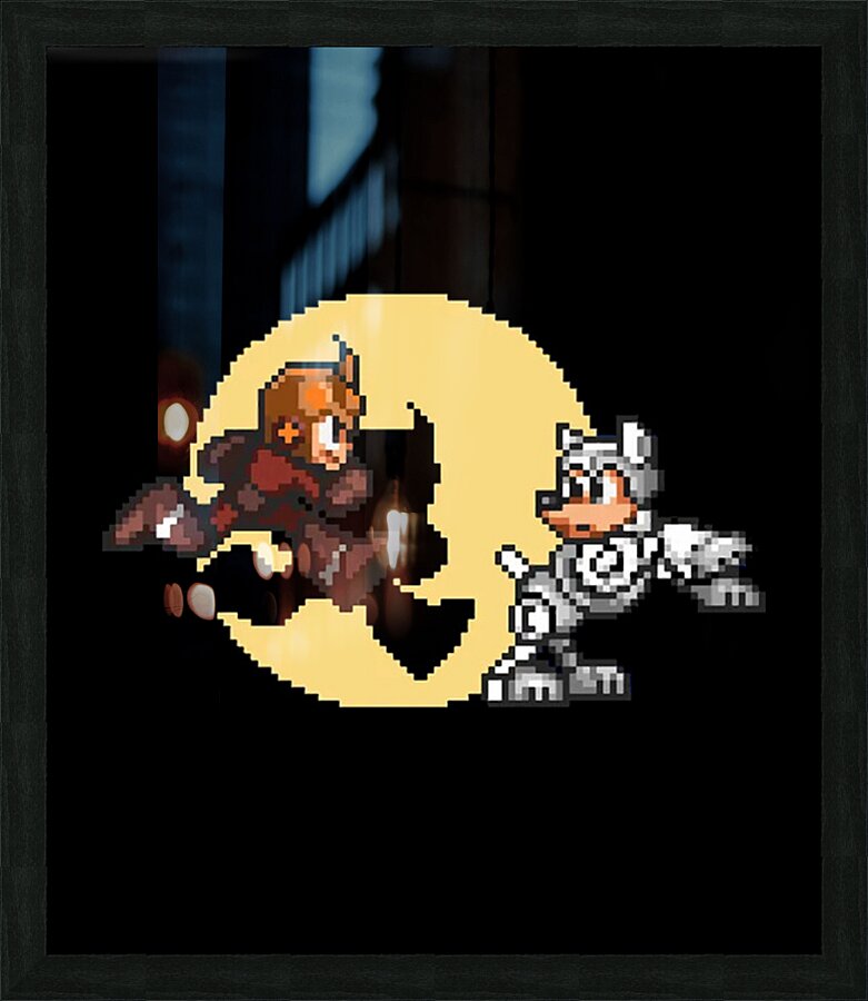 Mega Man 36 Picture Frame print