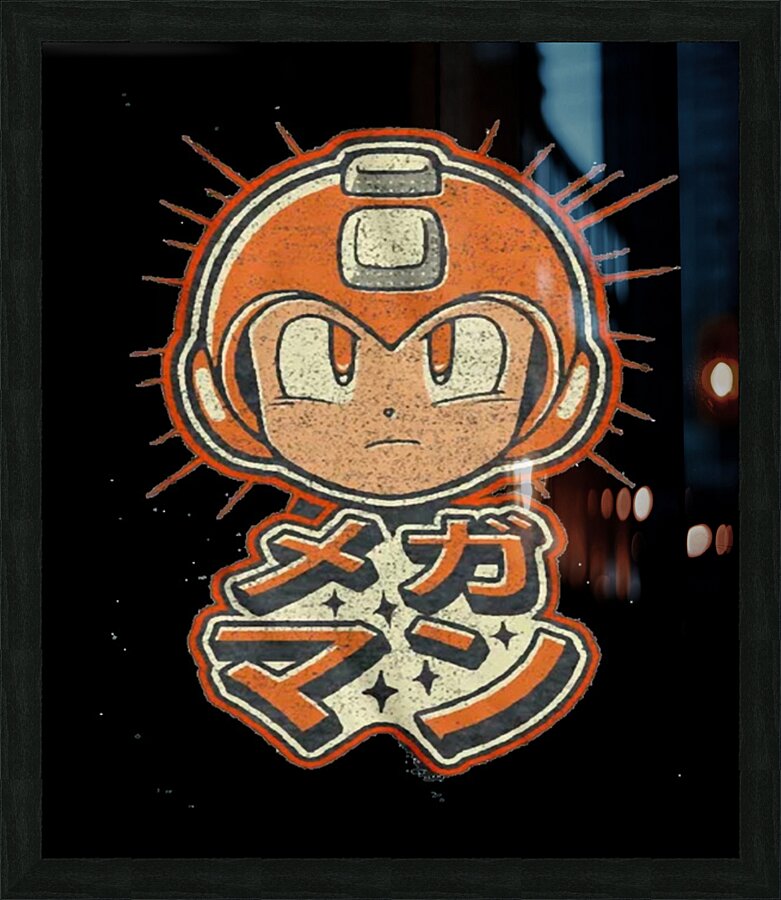 Mega Man 37 Picture Frame print