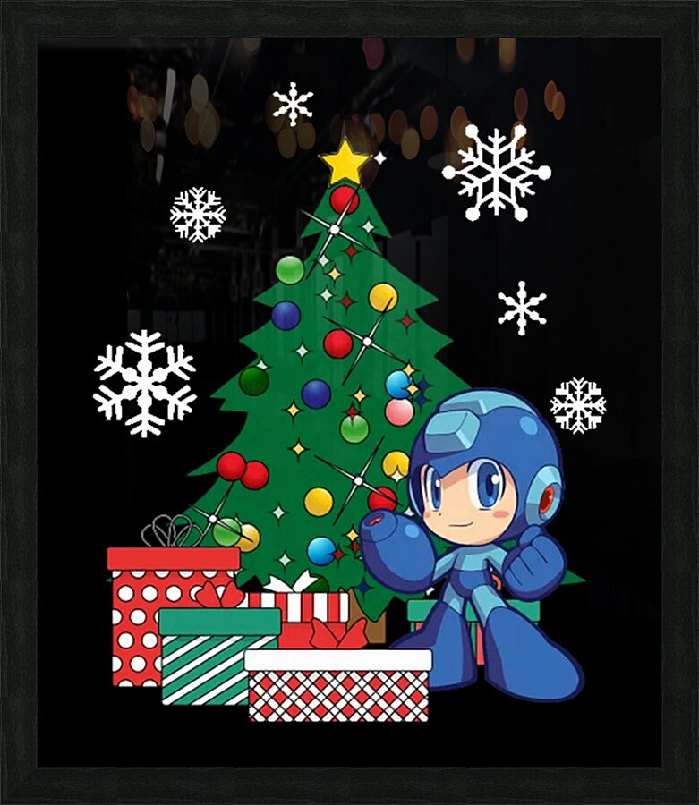 Mega Man 38 Picture Frame print