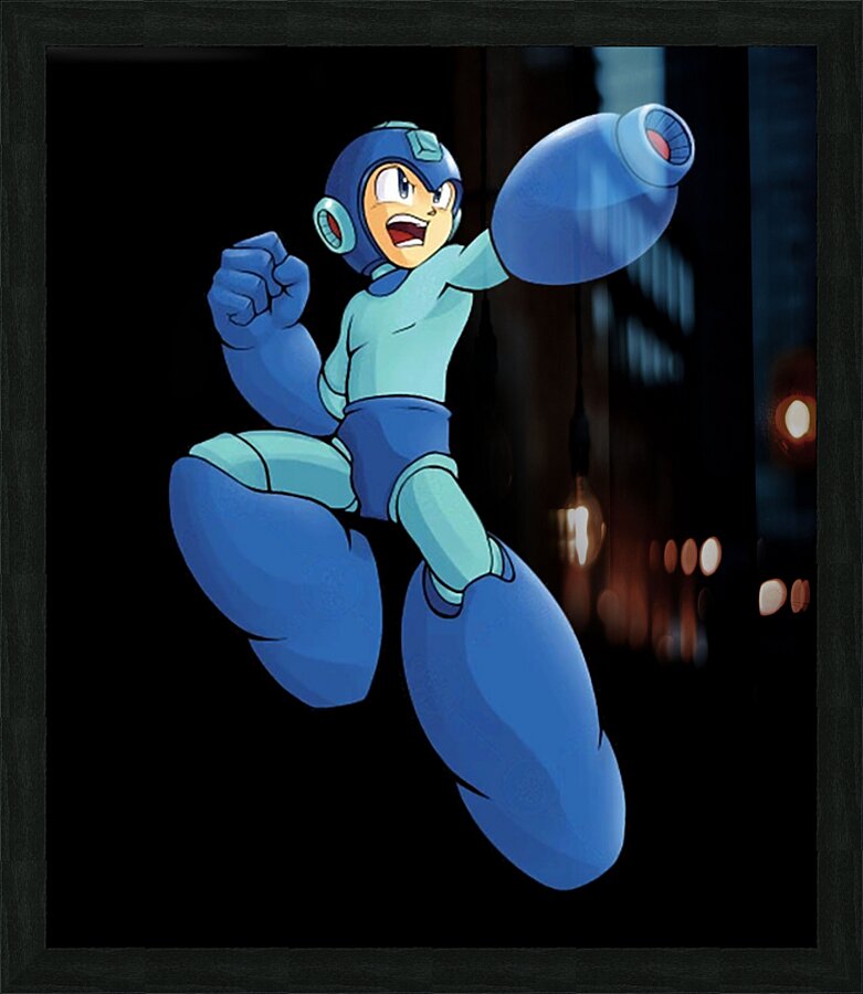 Mega Man 39 Picture Frame print