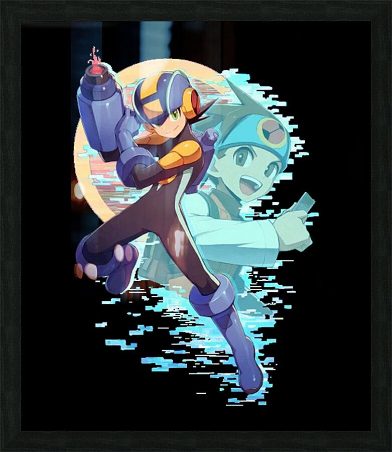 Mega Man 42 Picture Frame print