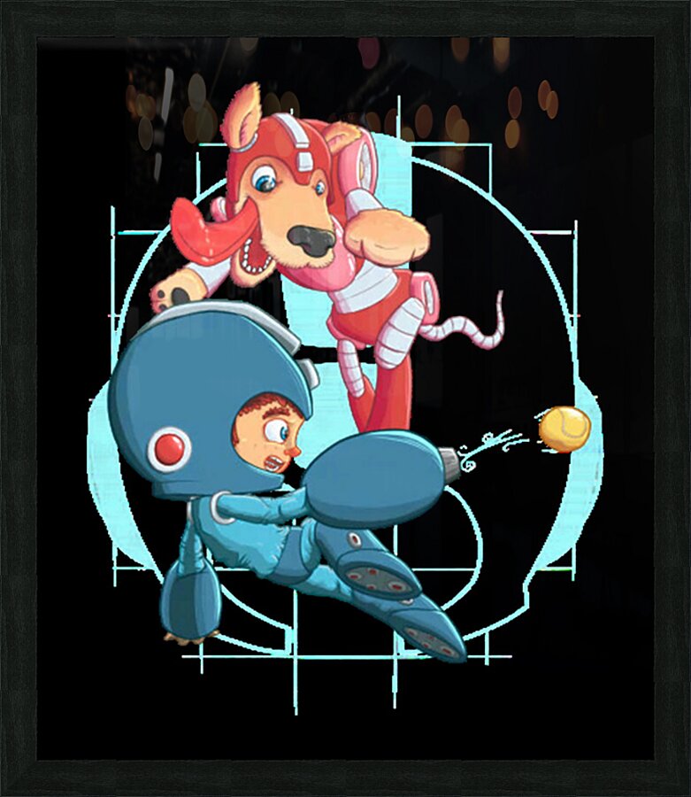 Mega Man 46 Picture Frame print