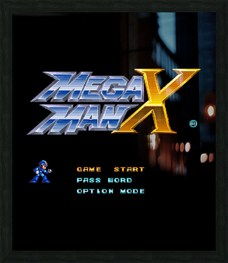 Mega Man 49 Picture Frame print