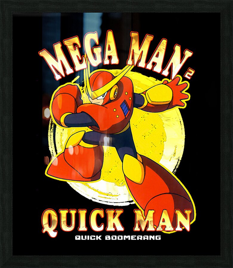 Mega Man 51 Picture Frame print