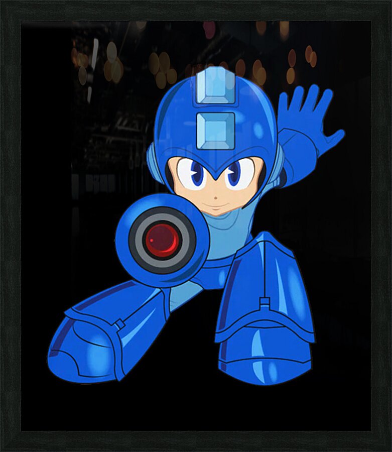 Mega Man 52 Picture Frame print