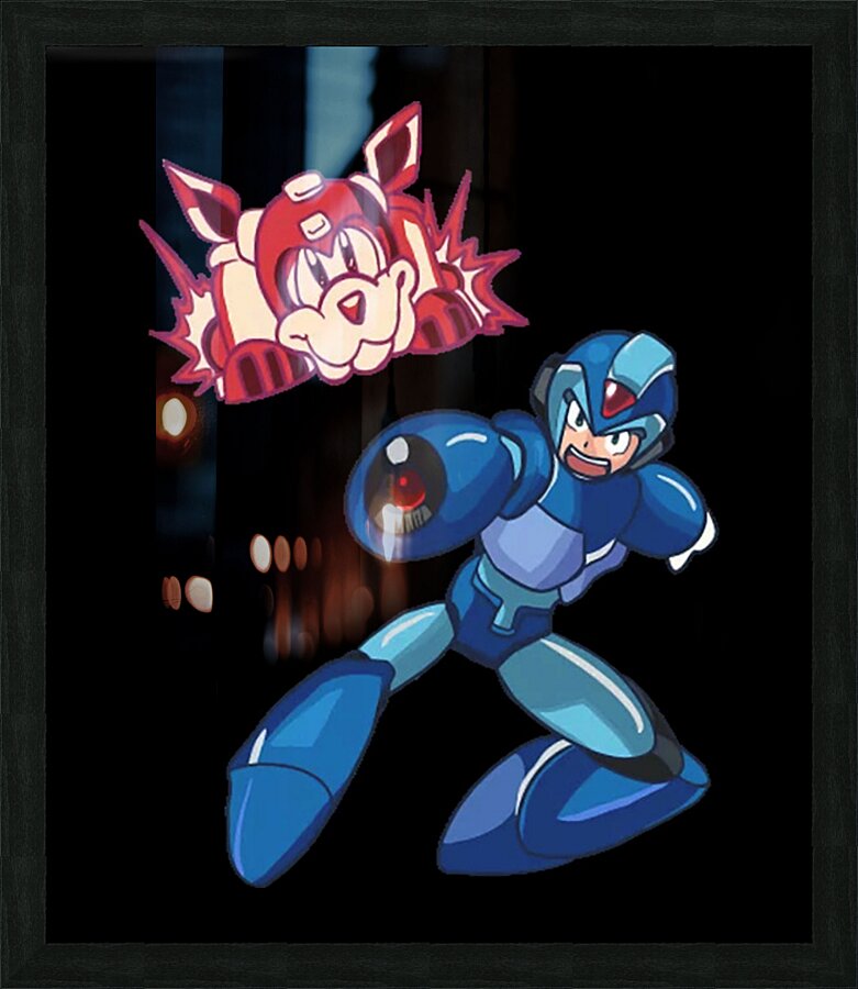 Mega Man 54 Picture Frame print