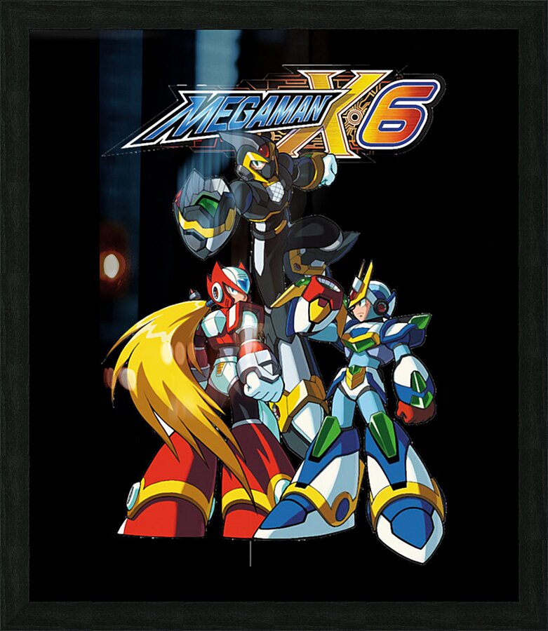 Mega Man 55 Picture Frame print