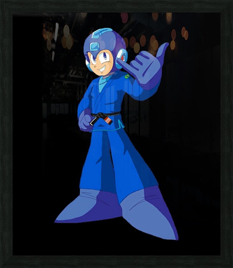Mega Man 58 Picture Frame print