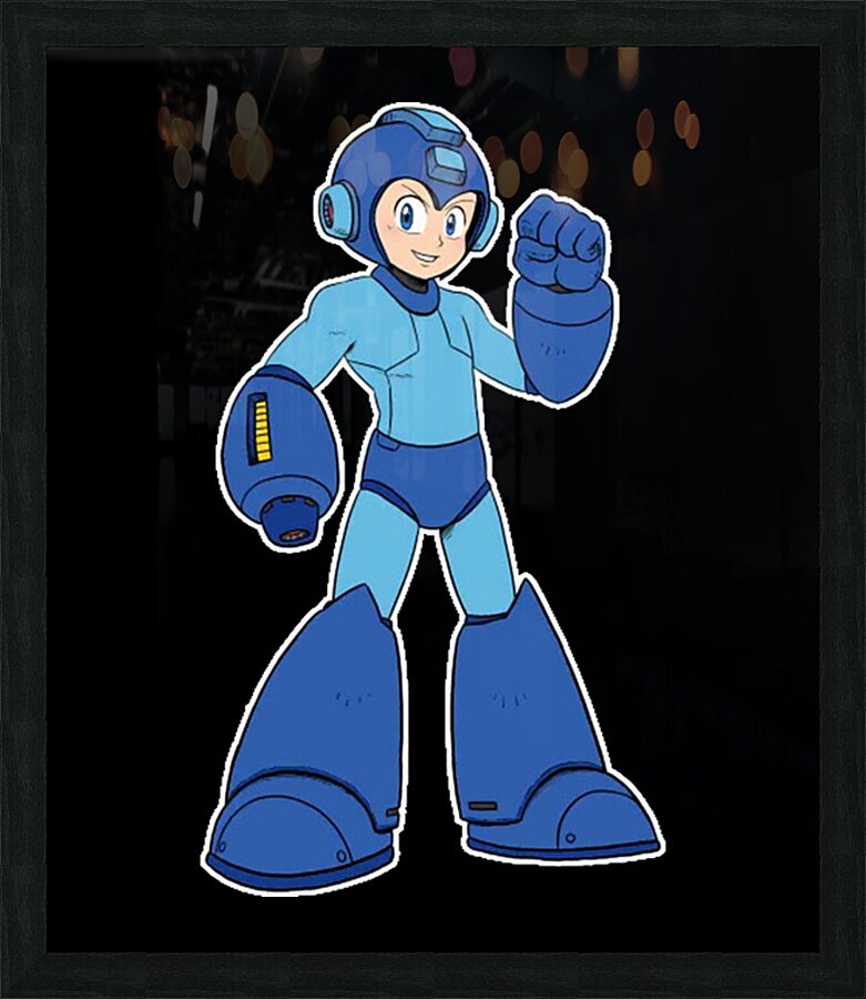 Mega Man 59 Picture Frame print