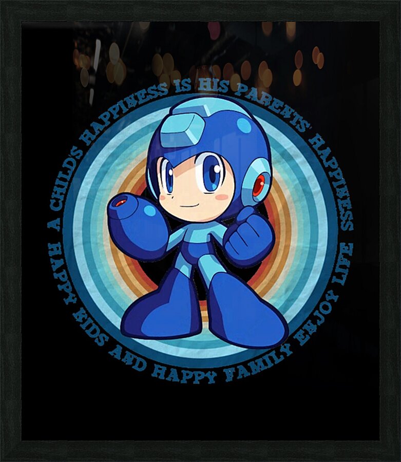 Mega Man 61 Picture Frame print