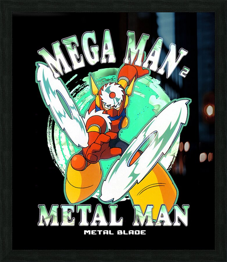 Mega Man 62 Picture Frame print