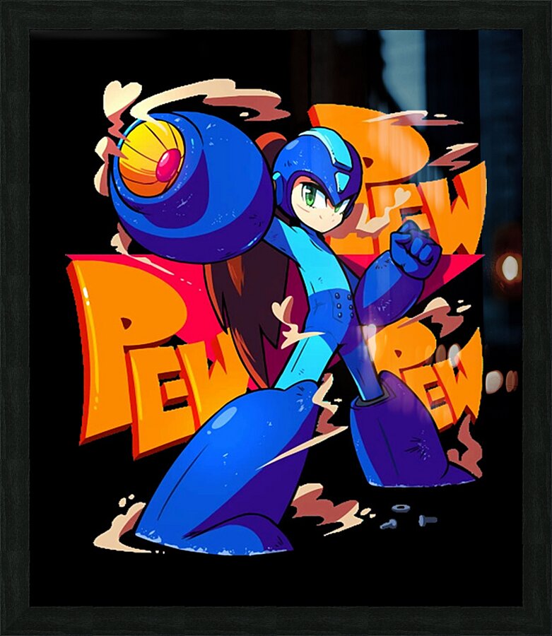 Mega Man 63 Picture Frame print