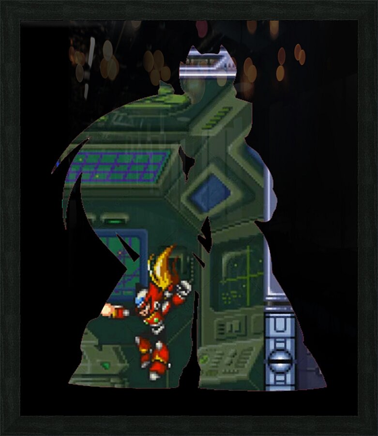 Mega Man 1 Picture Frame print
