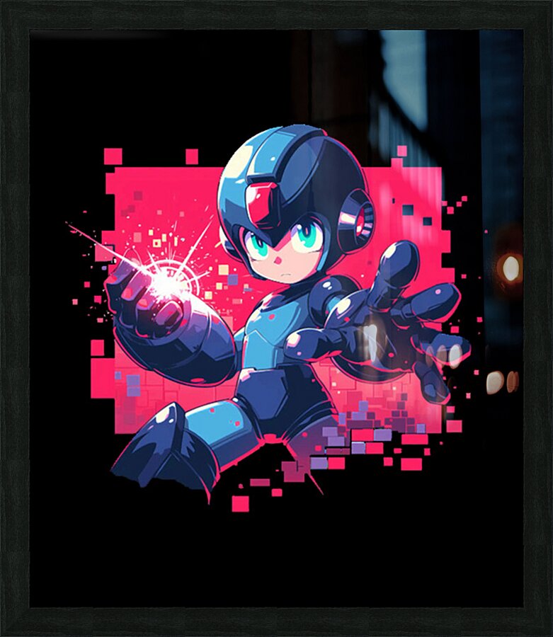 Mega Man 2 Picture Frame print