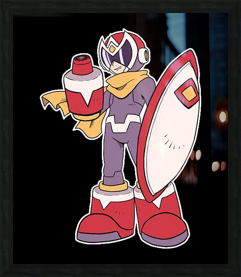 Mega Man 3 Impression et Cadre photo