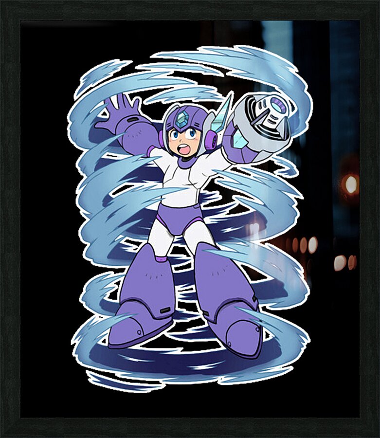 Mega Man 4 Picture Frame print