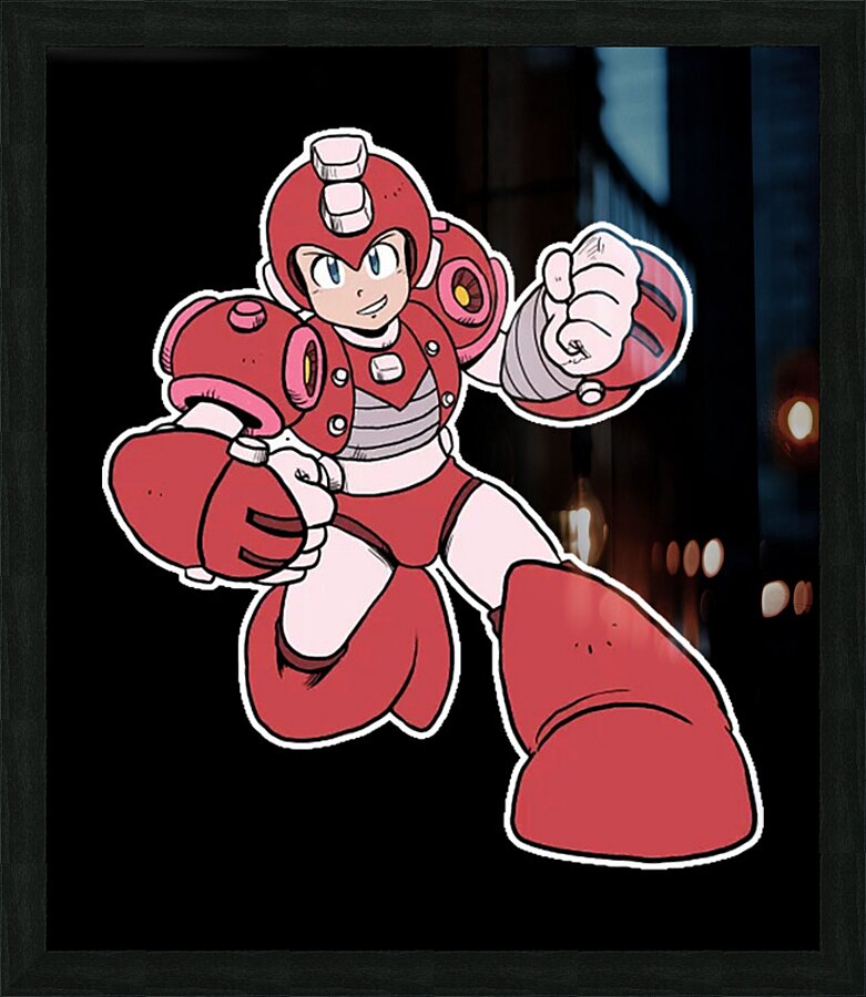 Mega Man 5 Picture Frame print